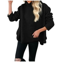 Ženski kardigan dugih rukava preveliki ležerni kaput puloveri dukserice dolčevite majice prozračni kardigan za