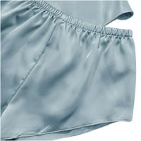 Ženska odjeća: Majica Bez rukava s naramenicama s izrezom u obliku slova U i kratkim hlačama, kravate za kosu