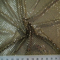Tkanina 5 rastezljiva svjetlucava mrežasta točkica sa šljokicama 942