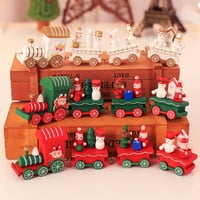 Božićni ukras Božićni crtani vlak kućni ukras stolni zaslon kalup poklon