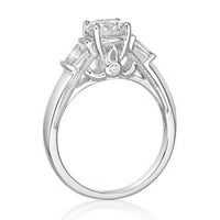 Jay Heart dizajnira sterling srebro simuliran bijeli dijamantni prsten