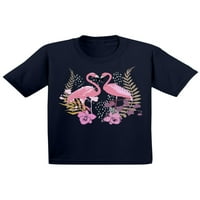 Nespretni stilovi dječja majica za bebe, Slatka ljetna košulja za djecu, ružičasta majica Flamingo za dječake,