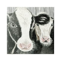 Studell dvije farme krave seoske portrete životinje i insekti slikati galerija zamotana platna za tisak zidne
