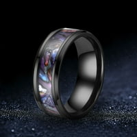 2 prsten za anksioznost od nehrđajućeg čelika za žene i muškarce veličina širina boja izvrstan prsten crni pijesak