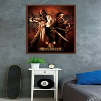 Diesne Pirati s Kariba: Škrinja mrtvaca - Poster Jacka i volje na zidu, 22.375 34