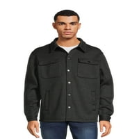 Muška pletena jakna od flisa s džepovima na prsima, veličine od 9 do 3 inča