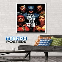 Strip film-Justice League-plakat na zidu spasi svijet, 22.375 34