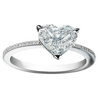 HGW Gold Class Diamond Wedding Rings za žene Personalizirani metal puni dijamantski mikroinlaidan cirkon ženski