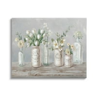 Stupell Industries tradicionalni vaze za aranžman za cvijeće Slikanje galerije zamotano platno tiskanje zidne