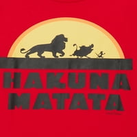 Disney Boys Hakuna Matata Grafička majica, veličine 4-18