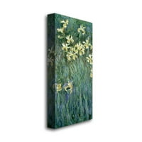 Zaštitni znak likovna umjetnost Žuti Irises platno zidna umjetnost Claude Monet