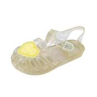 Cipele za malu djecu; slatke boje voćnog želea za djevojčice; otvorene rimske sandale na plaži s neklizajućim