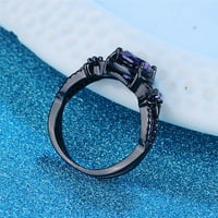 Xinqinghao modni izvrsni ljubičasti cirkonski prsten za žene zaručnički prsten darovi ljubičasta 6