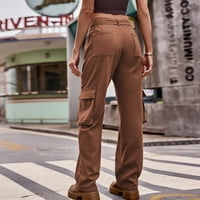 Inleife kratke hlače za ženske dizajn traper radne odjeće ravni rukavi s džepovima američki hip hop traper radna