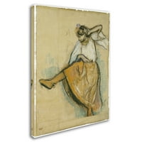 Zaštitni znak likovna umjetnost 'Ruski plesač' platno umjetnost od Degas