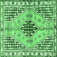 Tradicionalne pravokutne perzijske prostirke u smaragdno zelenoj boji tvrtke, 8' 10'