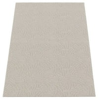 Pravokutni tepih u Botaničkom stilu od 2' 5' sivih boja