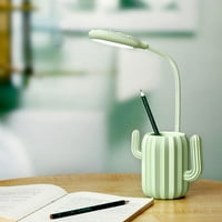 Stolna svjetiljka s držačem olovke, LED stolna svjetiljka za zaštitu očiju, punjiva svjetiljka za čitanje, noćno
