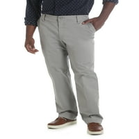Muške hlače ravnog kroja u stilu Chinos-a s elastičnim pojasom