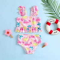 Kupaći kostim za djevojčice djece mališana djevojčice proljeće ljeto ljetova bez rukava kratke hlače kostima kostim