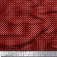 Pamučna tkanina od batista u manjem geometrijskom dekoru s otiskom širine dvorišta