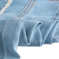 Jedinstvene ponude Ženska odjeća plus size uske traperice protežu Capri do koljena traper kratke hlače