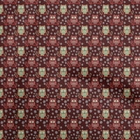 pamučni dres crvena Tkanina tkanina za šivanje sova od Uradi Sam ispis iz Uradi Sam širokog spektra šivaćih potrepština