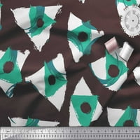 Tkanina od pamučnog vela u geometrijskom apstraktnom tisku širine dvorišta