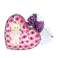 Latica sapuna poklon za Valentinovo umjetni dekor cvijet ruže buket sapuna za kupanje umjetno cvijeće u ružičastoj