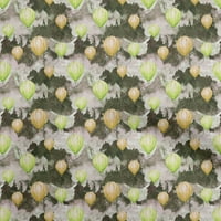 1 viskozni pleteni limeta zelena Tkanina šivaća tkanina za putovanje dvorištem s printom Uradi Sam širok raspon