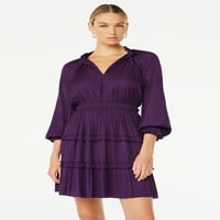 Scoop ženska ruffle mini haljina, veličine xs-2xl
