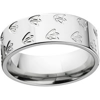 Muški zaručnički prsten od nehrđajućeg čelika od nehrđajućeg čelika s udobnim dizajnom