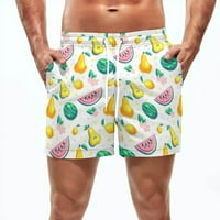 Muške kratke hlače ulična odjeća za trčanje prozračne ljetne Retro sportske muške kratke hlače na plaži s printom