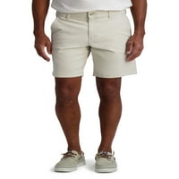 CHAPS muški bedford ravni prednji rastezljivi kratke hlače, veličine 28-42