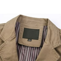 Muške jakne za muškarce jesenska odjeća Muška Moda jednostavni kamuflažni kardigan s džepovima Botton odijelo