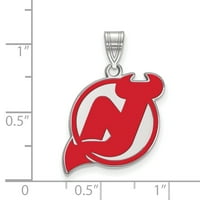 Logoart NHL New Jersey Devils Sterling Silver Veliki privjesak